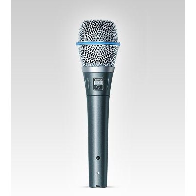 Shure BETA 87A Premium Quality Supercardioid Handheld Electret Condenser Vocal Microphone
